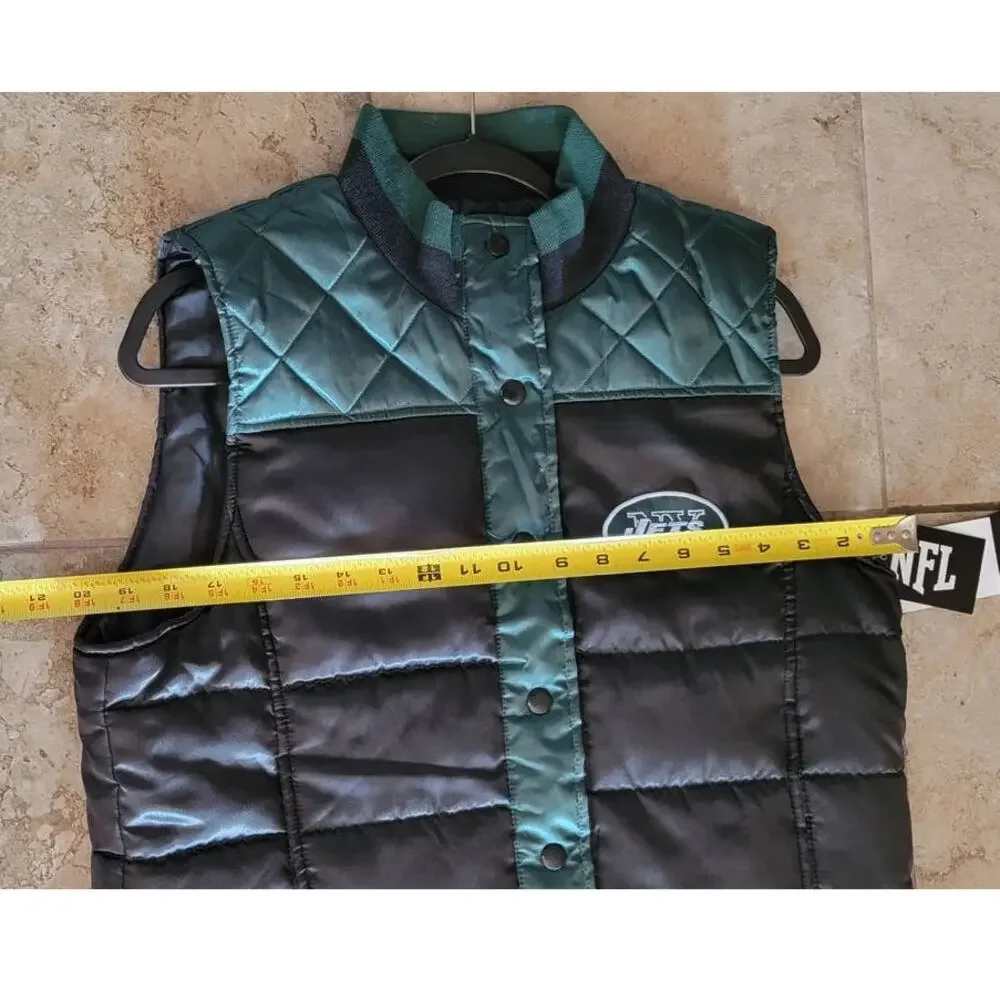 NWT Kids JETS Quilted vest size XL